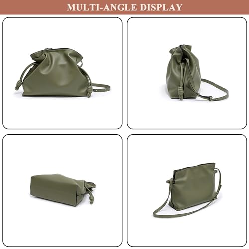 Soft Cloud Crossbody Bags for Women Designer Shoulder bags Purse and Handbags Fashion Magnetic Button Dumpling Bag，bag1030OWOISS4