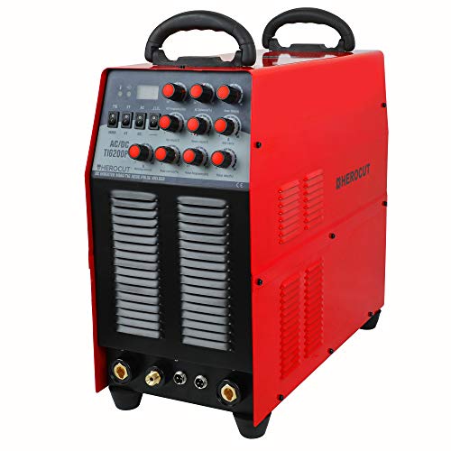 HeroCut AC/DC TIG200P Pulse Aluminum Welder Single phase 220v Inverter TIG Welding Machine