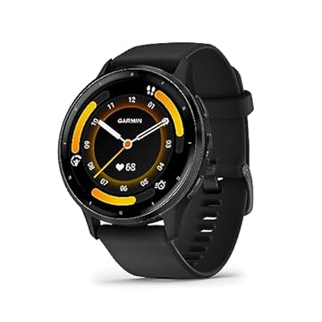 Garmin Relógio Venu 3 Preto 45mm com Monitor Cardíaco de Pulso e GPS