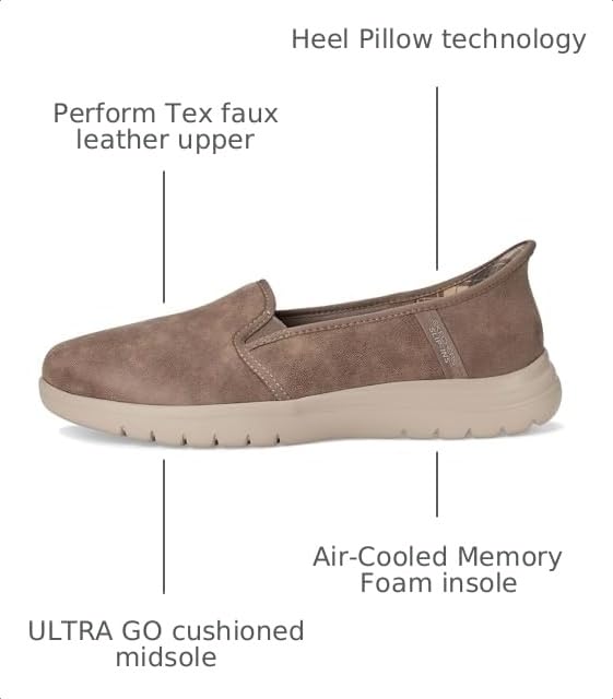 Image of Skechers Womens Hands Free Slip-ins On-The-go Flex Double Gore