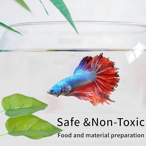 Image of 2 Pack Betta Fish Tank Decorations Aquarium Decor,Betta Fish Leaf Hammock,Beta Fish Toy for Resting Hiding Playing Breeding