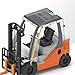 Forklift Cab Cover – Heavy-Duty Reinforced PVC, Scratch-Resistant, Waterproof, UV Protection, Industrial Enclosure for Forklifts up to 13,000 lbs, Easy Installation, All-Weather Shield