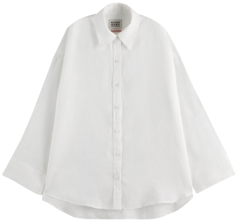 Scotch & Soda Linen Shirt T-Shirt Femme (Lot de 1)