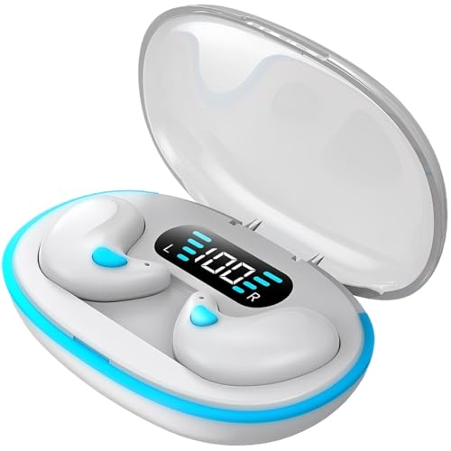 RUOVXWU Cuffie Bluetooth 5.3 Auricolari Bluetooth Wireless con ENC Mic Cancellazione Rumore HiFi Stereo in Ear Cuffiette Senza Fili IP7 Impermeabili