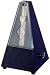 METRONOMO PLASTICO PIRAMIDE - Wittner (806/K) (Sistem Malzel) (Sin Campana) (Tapa Transparente)(Negro)