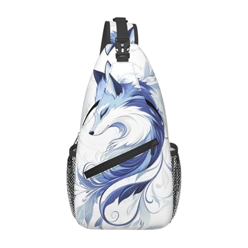 Image of Crossbody Bag Elegant-Fox Sling Bag Backpack Chest Bags Shoulder Bag for Women Men