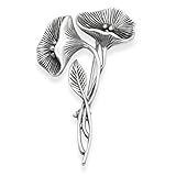 Heather Needham Stunning Sterling Silver Flower Brooch - Large Antique finish Flower Brooch - SIZE: 48mm x 32mm. Gift Boxed. FULLY GUARANTEED.9033/HN