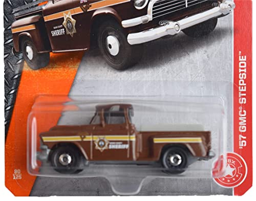 Hot Wheels Matchbox '57 GMC Stepside - Brown 80/125 miniatura 1