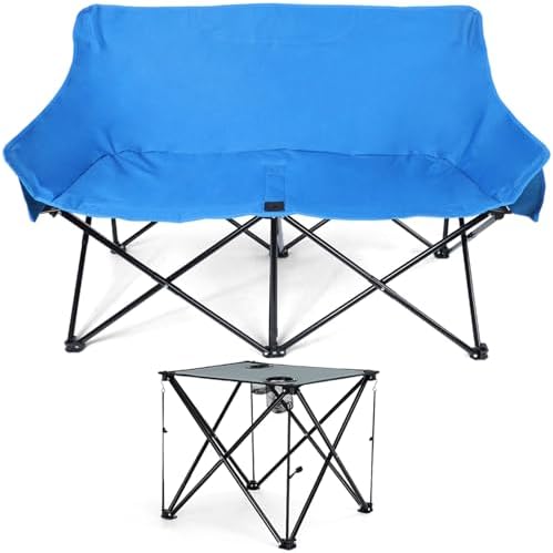 Heated Chair With USB REALEAD Heated Double Camping Chair - Heated Folding Chairs Heated Outdoor Chair - View #4