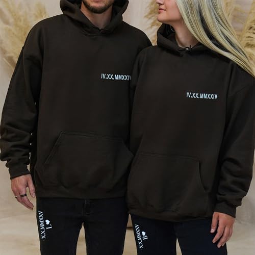 Noni Personalized Embroidered Sweatpant And Hoodie For Couple Wedding Valentine Birthday Christmas3