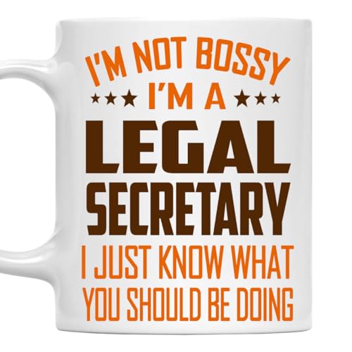 MONIZILUCKY I'm Not Bossy, I'm a Legal Secretary Mug 11Oz