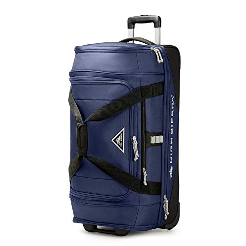 High Sierra Pathway 28-Inch Wheeled Drop-Bottom Duffel - Extra-large Rolling Duffel Bag with Wheels - Men's Wheeled Duffel Bag with Retractable Handle