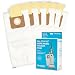 Simplicity Vacuums Hiflow Hepa Vacuum Cleaner Bag for 6000 Symmetry, S20E and S20SC - 6 Pack
