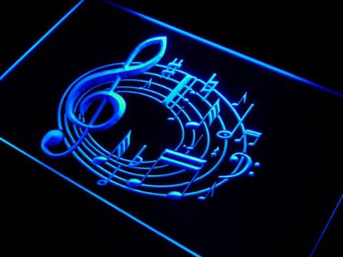 ADVPRO j578-b Music Notes Bar Beer Neon Light Sign