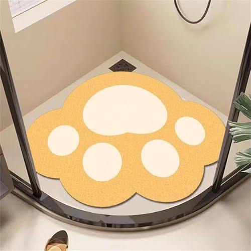 Lista de alfombras antideslizantes ducha superventas - últimas unidades 8 Surwin Alfombra Ducha Antideslizante, Garra impresión Alfombra Baño Lufa Secado Rápido con Orificio de Drenaje PVC Alfombra de Ducha Lavable...