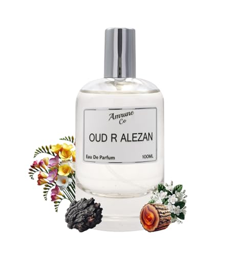 Image of Oud R Alezan | Luxury Men Eau De Parfum | Rose Oud Floral | Perfume Spray for Men | Strong & Long Lasting Fragrance | Luxury Gift for Him | 100 ml