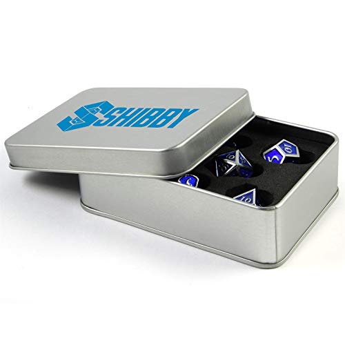 Shibby 7 Dadi poliedrici Steampunk per Giochi di