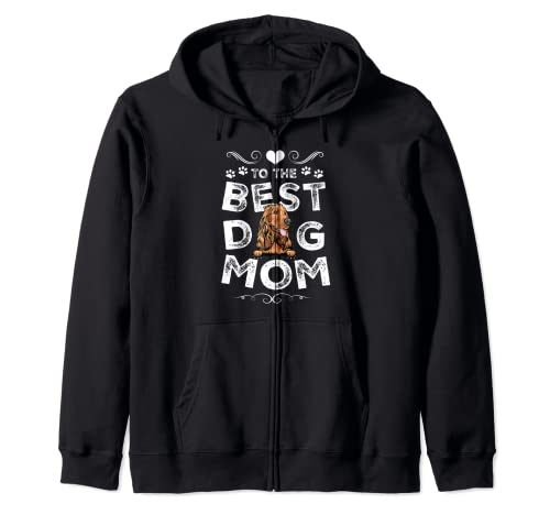 Cocker Spaniel Best Dog Mom Dogs Lovers Funny Mothers Day Sudadera con Capucha