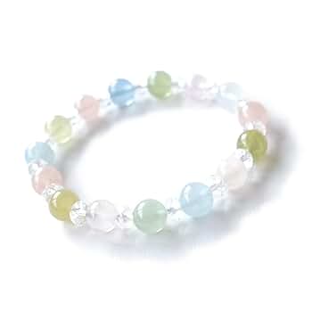✴︎パステルカラー✴︎ 『10種類の天然石ブレスレット』 高品質 1点物 天然石ブレスレット パステルカラー パワーストーン ミックス