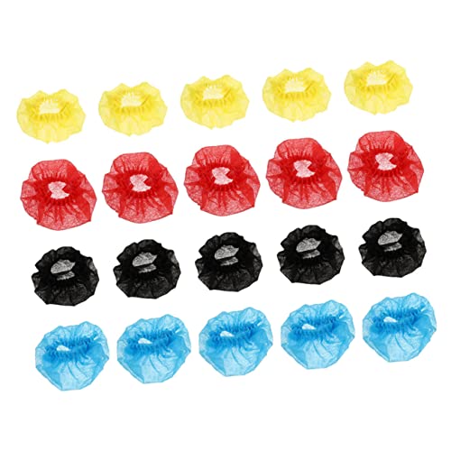 FUNOMOCYA 120Pcs Disposable Non Woven Microphone Covers for Mic Protection Easy to Install for Events Singing Karaoke Each