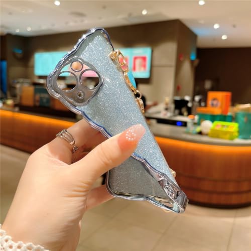 Coque iPhone XR antichoc dorée à placage luxe et bracelet cœur perlé