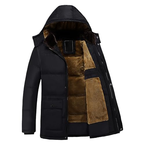 Parka d'hiver homme doublée polaire pour stopper le froid et la pluie