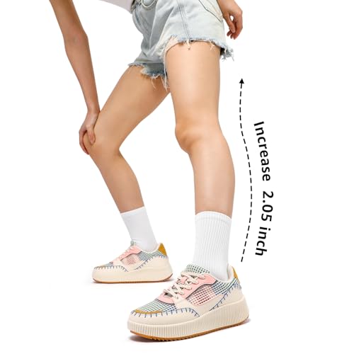 STQ Platform Sneakers Women Fashion Shoes 2024 Orthopedic Walking Shoes with Plantar Fasciitis3