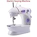 Produktbild JEWAYTEC Tragbare elektrische Nähmaschine Mini Electric Crafting Speed Crafting Ausbesserungsmaschine Electric Overlock Nähmaschinen Sänger