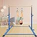 GLANT Gymnastic Kip Bar,Horizontal Bar for Kids Girls Junior,3' to 5' Adjustable Height,Home Gym Equipment,Ideal for Indoor and Home Training,1-4 Levels,300lbs Weight Capacity (Blue)