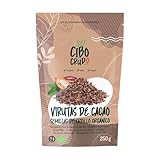 Nibs de Cacao Puro Ecologico - 250g. Semillas de Cacao de Granos Criollo Natural y Puro. Puntas o Cacao en Grano. Organic Raw Cacao Nibs. Organic Cocoa Nibs.