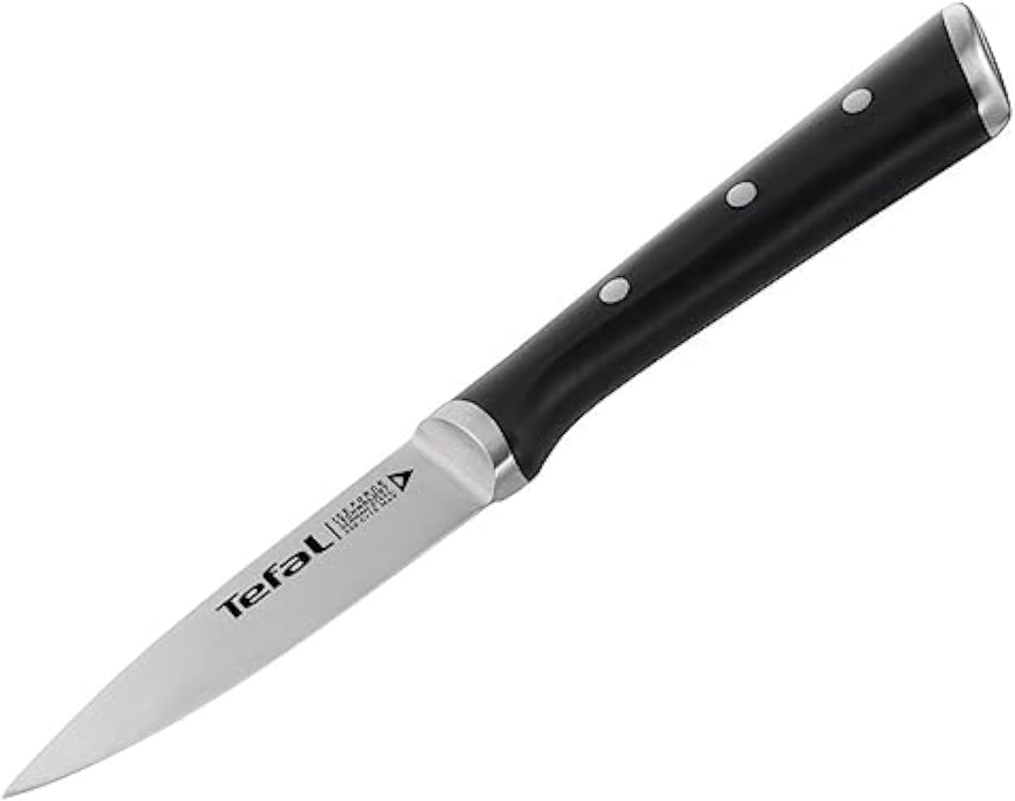 Tefal Ice Force Peeling Knife 9 cm | German Stainless Steel, Ice Force Technology -80 °C, Precise Cutting, Riveted Handle, Corrosion Resistant and Dishwasher Safe