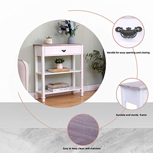 Tavolo da ingresso a 3 livelli, design classico