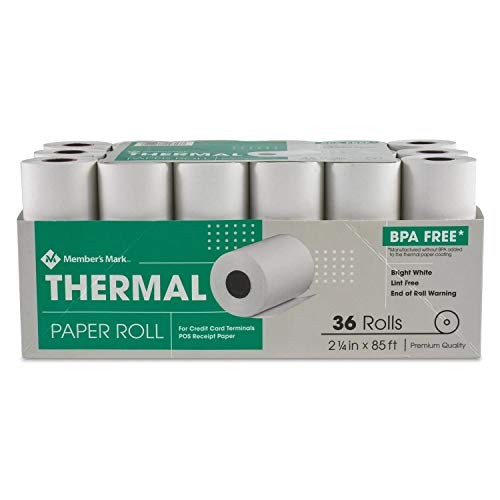 Member's Mark Thermal Receipt Paper Rolls, 2 1/4