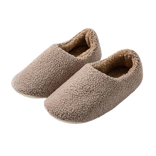 Sherpa Closed Back Slipper for Women Lightweight Keep Warm Winter Slide Casual Comfy Indoors Sandal Slip on Shoe4