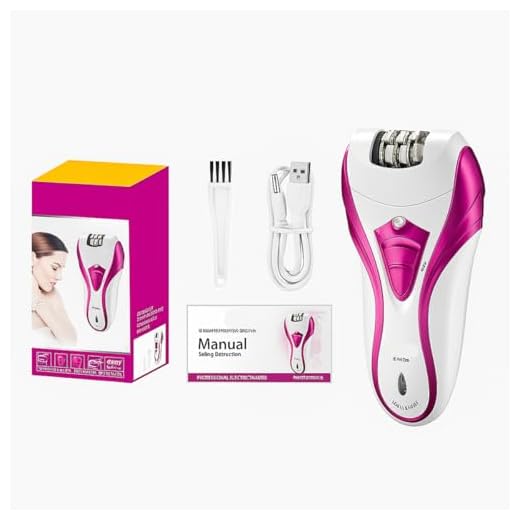 Depilador Elétrico Recarregável Feminino - Depilação Precisa Indolor Portátil para Remoção de Pelos Axila Buço Virilha Corpo Design Compacto Leve Silencioso Ergonômico Suave Bivolt Luz LED Aparador