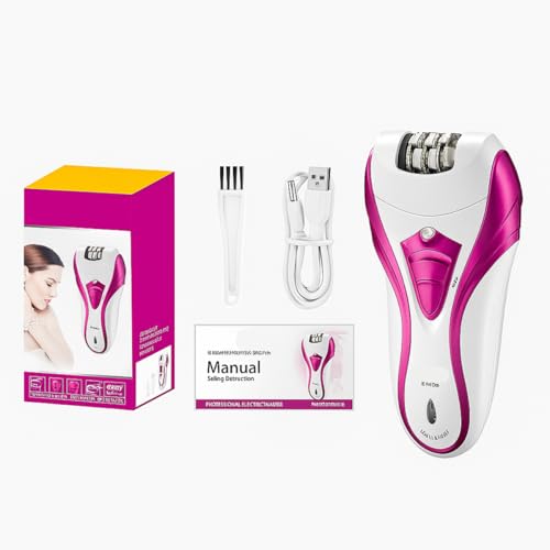 Depilador Elétrico Recarregável Feminino - Depilação Precisa Indo...