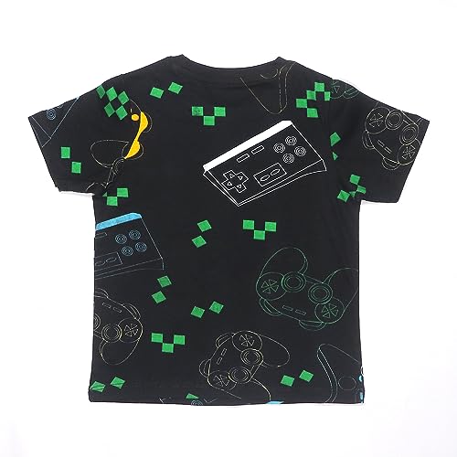 Image of Be Awara Kids Printed Half Sleeves T-shirt & Shorts Clothing Sets, 100% Cotton Soft Unisex Cord Set, Comfortable Wear for Kids With Cool Prints, Everyday Casual Wear for Boys & Girls