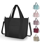 Geestock Small Tote Bag for Women with Zipper, Cute Casual Tote Purse Bag, Waterproof Top Handle ...