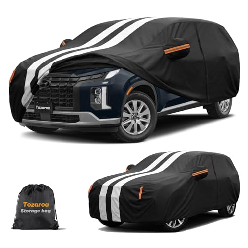 Multi-Layer Car Cover Custom Fit for Hyundai Palisade (2018-2026), 100% Waterproof All…