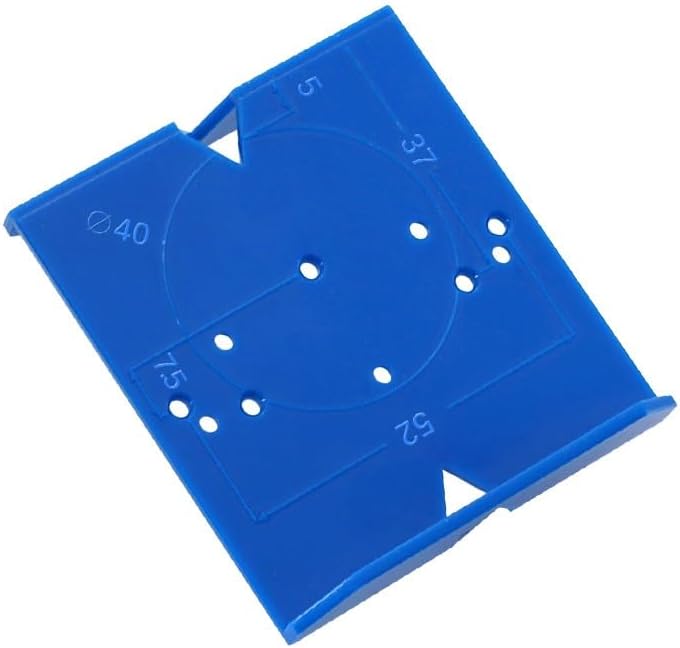 35mm 40mm Hinge Jig Door Cabinets Concealed Hinge Hole Template Jig ABS Drill Guide Locator Tools for Carpentry - (Color: F)