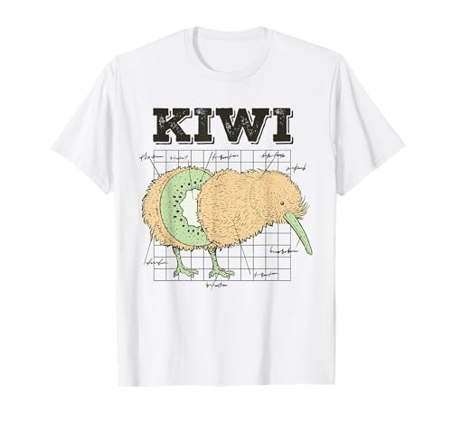 Divertente maglietta kiwi | Funny Uccello Tshirt | Frutta divertente Maglietta
