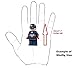LEGO Superheroes: Grey Batman Minifigure with Batarang