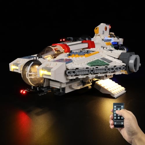 Kyglaring LED Lighting Kit (No Model), Compatible with Lego-75357 Star Wars Ghost & Phantom II Building Blocks Model Set
