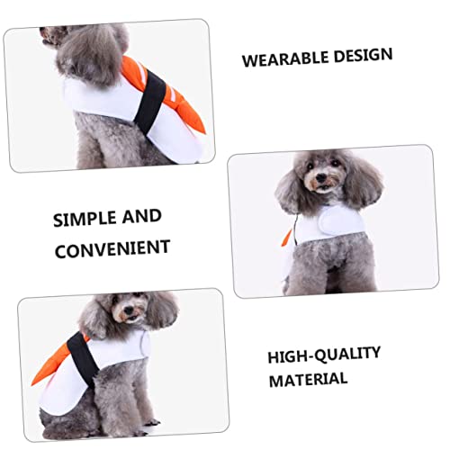 Disfraz Ligero para Perro Talla L Naranja miniatura 7