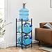 TC-HOMENY 5 Gallon Water Jug Holder, 3-Tier Water Bottle Rack for 5 Gallon Water Dispenser, Water Jug Rack Organizer, Water Jug Stand for Home Office (Brown)
