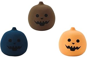 3Pcs Pumkin Makeup Puff Soft Makeup Egg for Halloween