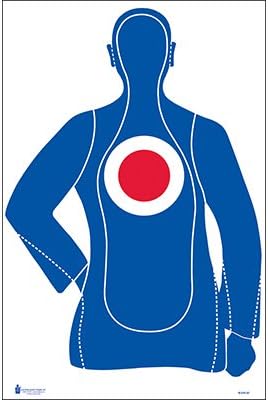 Miami-Dade (FL) PD Modified B-21E Qualification Target Size: 23" x 35" Blue & Red