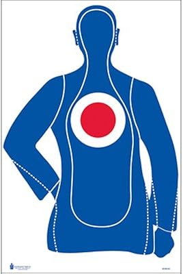 Miami-Dade (FL) PD Modified B-21E Qualification Target 25 pack