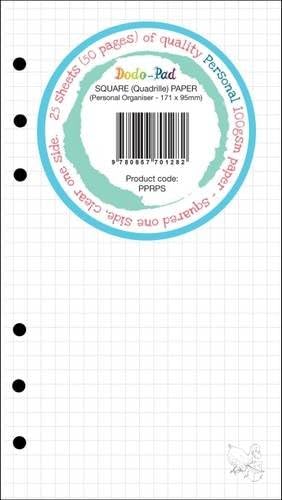 25 Sheets Dodo Personal Squared/Clear 100gsm Clairfontaine-Style Rule Paper PPRPS Misc. Supplies