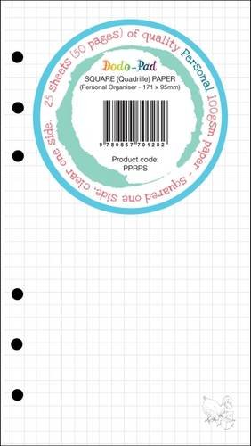 25 Sheets Dodo Personal Squared/Clear 100gsm Clairfontaine-Style Rule Paper PPRPS Misc. Supplies
